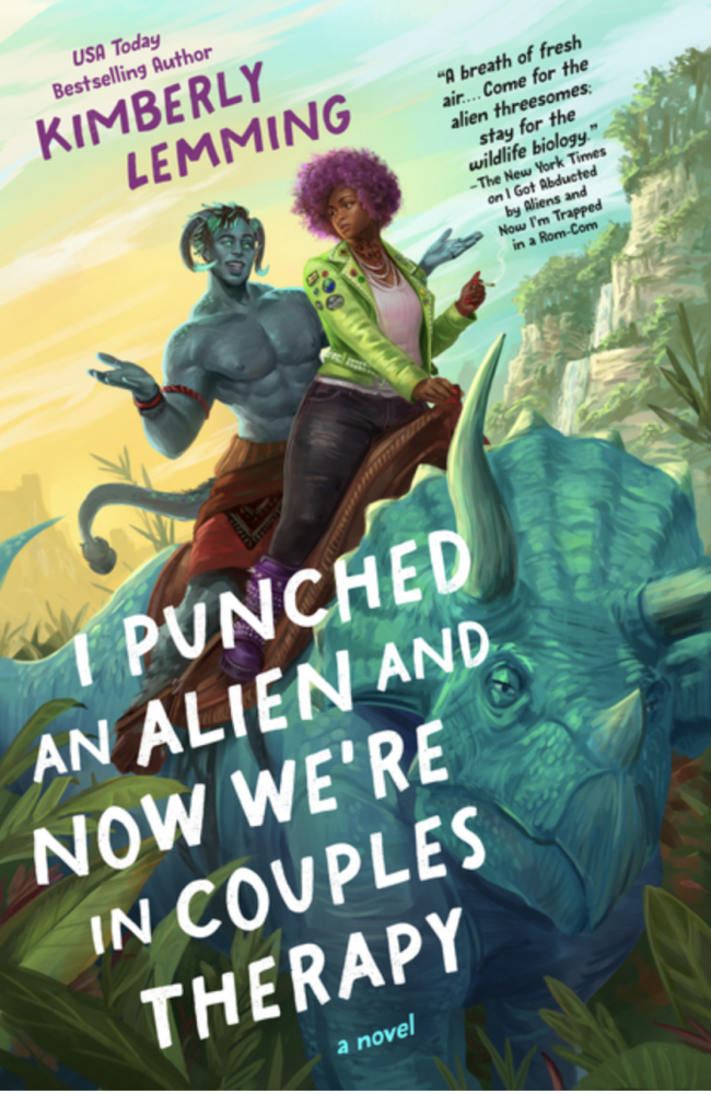 Cover of I Punched an Alien and Now We’re in Couples Therapy by Kimberly Lemming