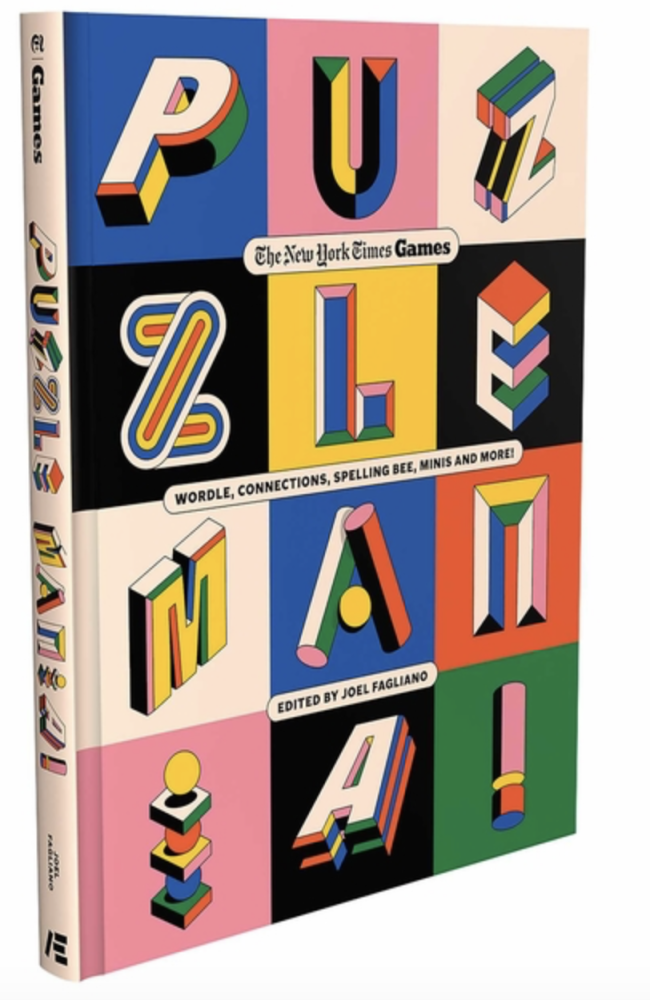Cover of Puzzle Mania: Wordle, Connections, Spelling Bee, Minis and More! by Joel Fagliano