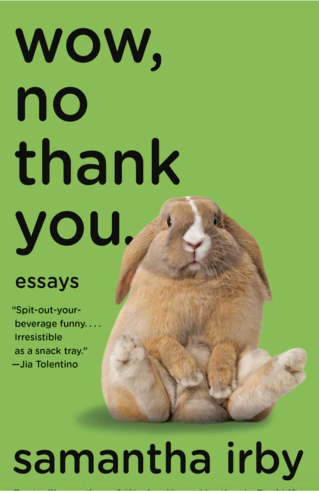 Cover of Wow, No Thank You: Essays by Samantha Irby